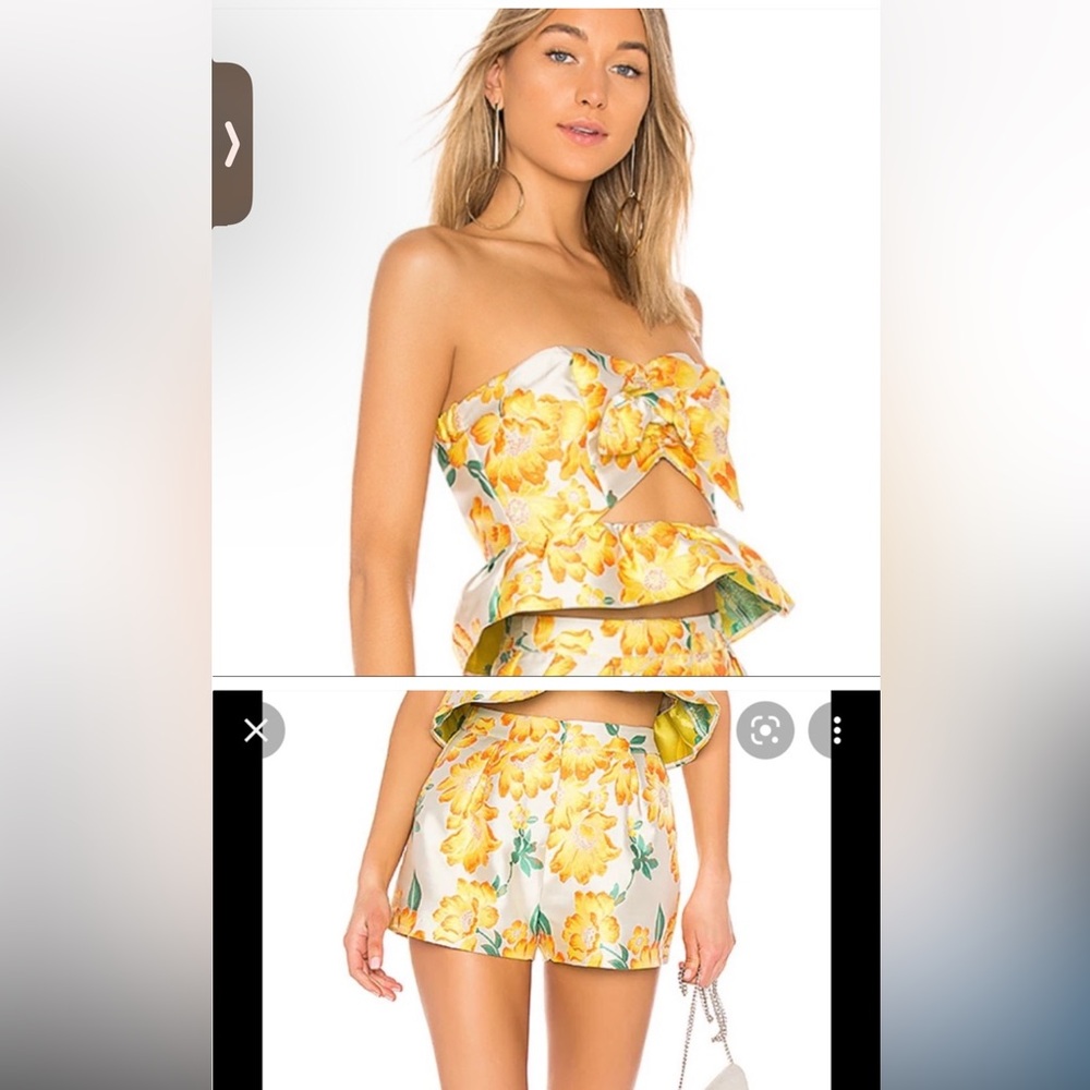 Endless rose set top and shorts